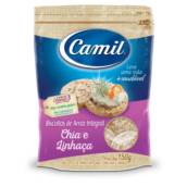 Biscoito de Arroz Integral com Chia e Linhaça 150g - Camil em Foz do Iguaçu, PR por Pronapi Produtos Naturais