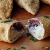 Pastel de carne seca com catupiry