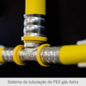 Instalação de tubulação de gás com mangueira pex 