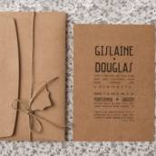 Convite Simples Kraft