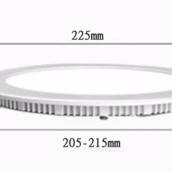 Luminária Plafon 18w LED Embutir Branco Frio 6500k / Branco Quente 3000k
