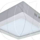 PLAFON PAINEL LED SOBREPOR QUADRADO 18W BRANCO FRIO