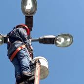 Instalação e Manutenção de iluminação em altura em Bauru