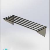 Prateleiras em inox para cozinha industrial