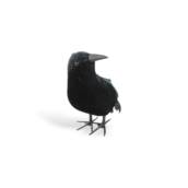 Boneco Corvo Gralha Preta 17cm - Cromus