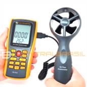 TERMO-ANEMÔMETRO COM DATALOGGER (ÁREA E VAZÃO)