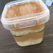 Bolo de pote de churros