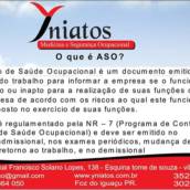 Exame admissional  ASO