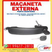 MAÇANETA EXTERNA PORTA DIANTEIRA MECANICA COM CHAVE  GOL/ PARATI