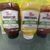 Barbecue/Mostarda/Ketchup- Mrs Taste- Zero Calorias