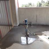 Furação de laje de pré moldado para esgoto e hidráulica