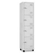 Roupeiro de aço 4 portas para cadeado - Steelon Móveis