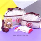 Bolsa Maternidade Menina - Kit 2 peças