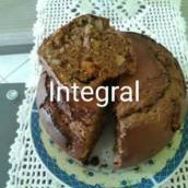 Bolo Integral maçã e canela e banana e frutas