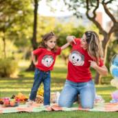 T SHIRT MÃE E FILHA TURMA DA MONICA