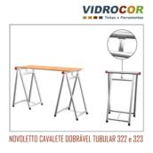 CAVALETE DOBRÁVEL TUBULAR 322 e 323 Loja de tintas em São Manuel