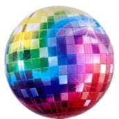 BALÃO/BEXIGA METALIZADO GLOBO 56 CM