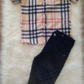 Camisa inspiração Burberry