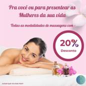 Massagem em Promoção - Mês das mulheres 