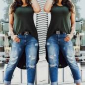 Calça Jeans Boyfriend Destroyed (Semelhante a Essa Disponível no Tamanho: 42/44).