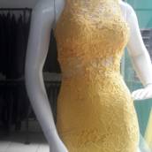 Amarelo todo renda 