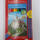 Caixa de lapis de cor 12 cores Faber Castell