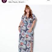 Vestido plus size Rery