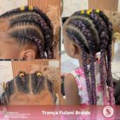 Tranças Fulani (Fulani Braids): Penteado Estiloso em Santa Bárbara d'Oeste (Técnica Sem Dor)