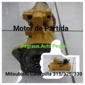 Motor de Partida Mitsubishi Caterpilla 315/325/330