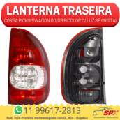 Lanterna Traseira Corsa Pickup/Wagon 00/03 Bicolor c/ Luz Ré Cristal