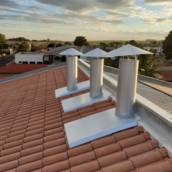 Chaminé metálica funcional e durável em Assis, SP