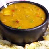 Sopa de Carne Seca c/ Mandioca
