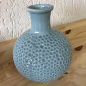 Vaso Cerâmica Azul