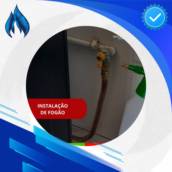 Instalação de fogão