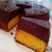 Bolo de Cenoura com Chocolate