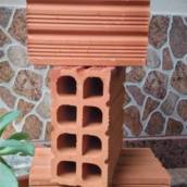 Tamanho 09x19x19 bloco cerâmico 