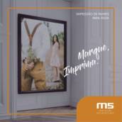 Painel fotográfico em Bauru