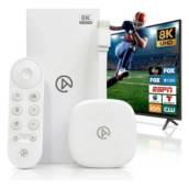 O UniTV V11 Cast 8K é um receptor multimídia e TV Box Android projetado para transformar TVs convencionais em Smart TVs. Ele se destaca por oferecer reprodução de vídeo em ultra definição (até 8K), controle remoto com comando de voz, e acesso a plataformas de streaming.
