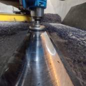 Usinagem em flanges e peças de trocador de calor