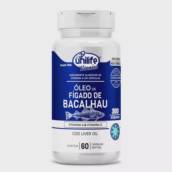 Óleo de Fígado de Bacalhau 60 cápsulas softgel 350mg - Unilife