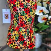 Vestido Pérola Flores Primavera