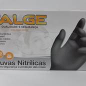 Luva Nitrílica Preta c/100 M
