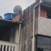 Luiz Carlos Antenista realiza instalação de antena banda Ku no Canhema, em Diadema