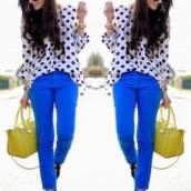 Calça de Sarja Collor Azul (Semelhante a essa Disponível no Tamanho: 42/44).