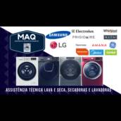 Há mais de 30 anos no mercado, a MAQ ASSISTÊNCIA TÉCNICA presta serviços de instalação, manutenção periódica e reparos em máquinas de lavar, secadoras ,máquinas lava e seca, lava louças , refrigeradores e microondas nacionais e importadas e dispõe de unidades móveis de reparo para atendimento imediato em sua residência ou estabelecimento. 

??‍? Solicite já uma visita técnica 
WhatsApp (11) 9 3272 - 1595