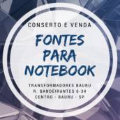 Manutenção de fonte carregador para Notebook