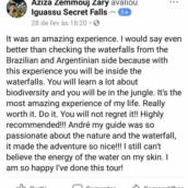  half day in the iguassu Secret Falls