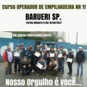 Curso de Operador de Empilhadeira Barueri