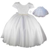Vestidos Brancos para Batizado e Daminhas - Lori Pop