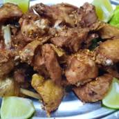 Porção de Frango a Passarinho em Americana 